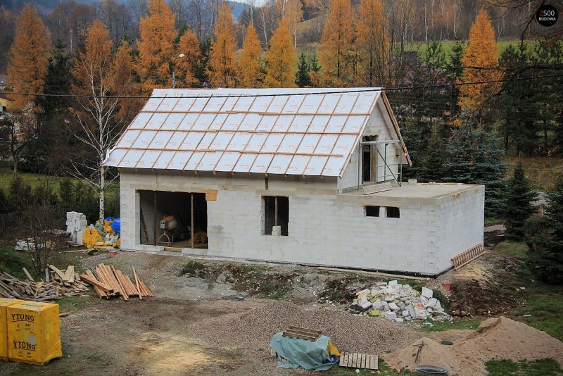Дачный домик из газоблоков