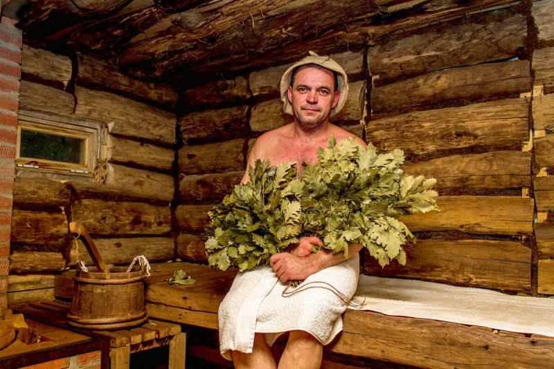 Старая баня по черному
