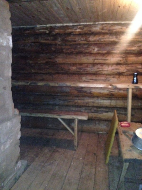 Деревенская баня с котлом