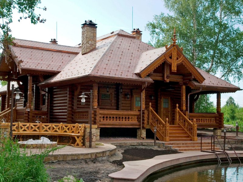 Современная баня