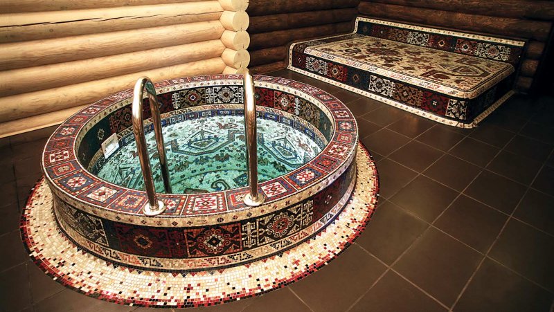 Джакузи из мозаики