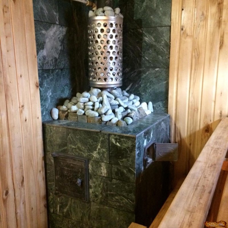 Печка для бани с камнями