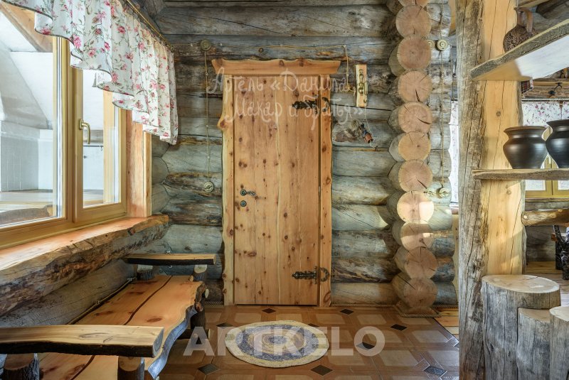 Предбанник деревенский стиль