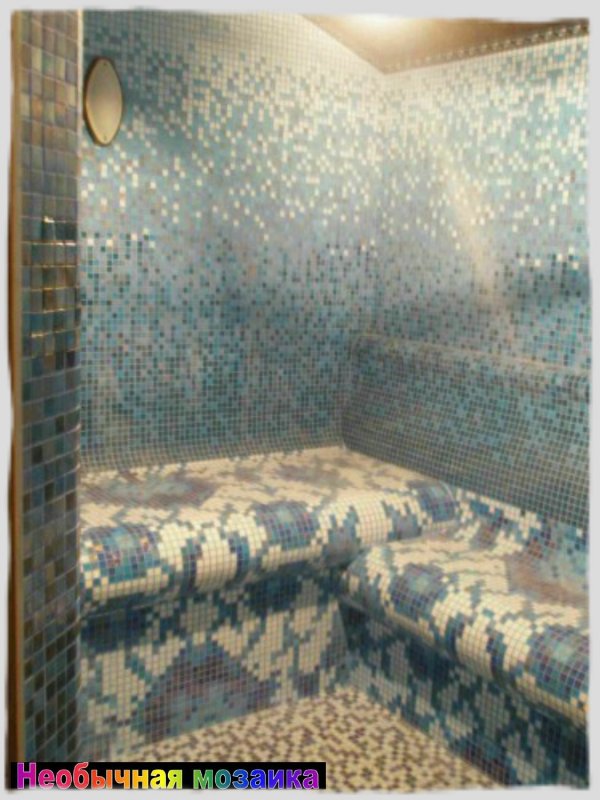 Мозаика Bisazza в хамаме