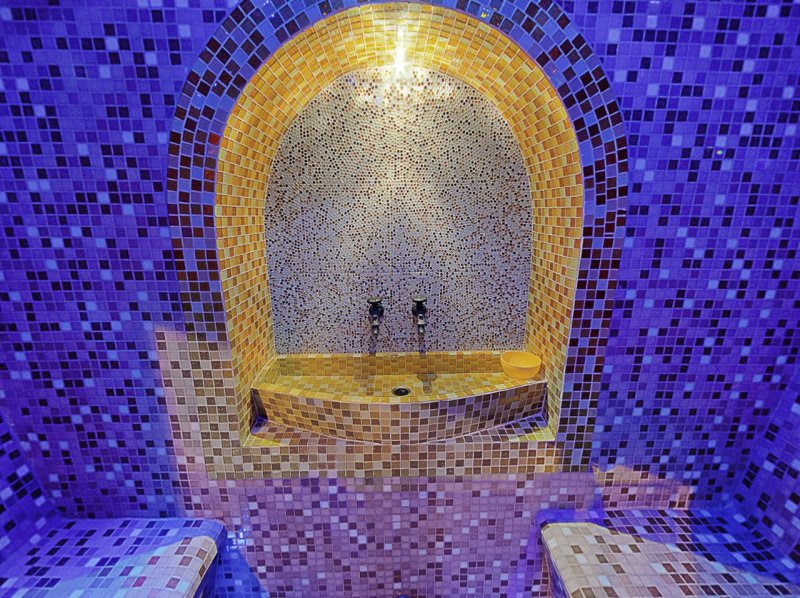 Мозаика Bisazza в хамаме