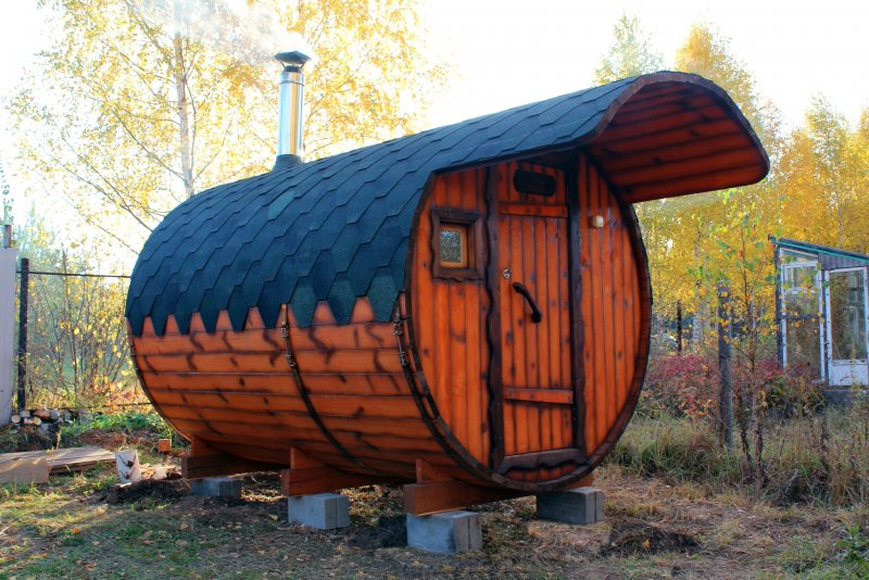 Бани бочки внутри