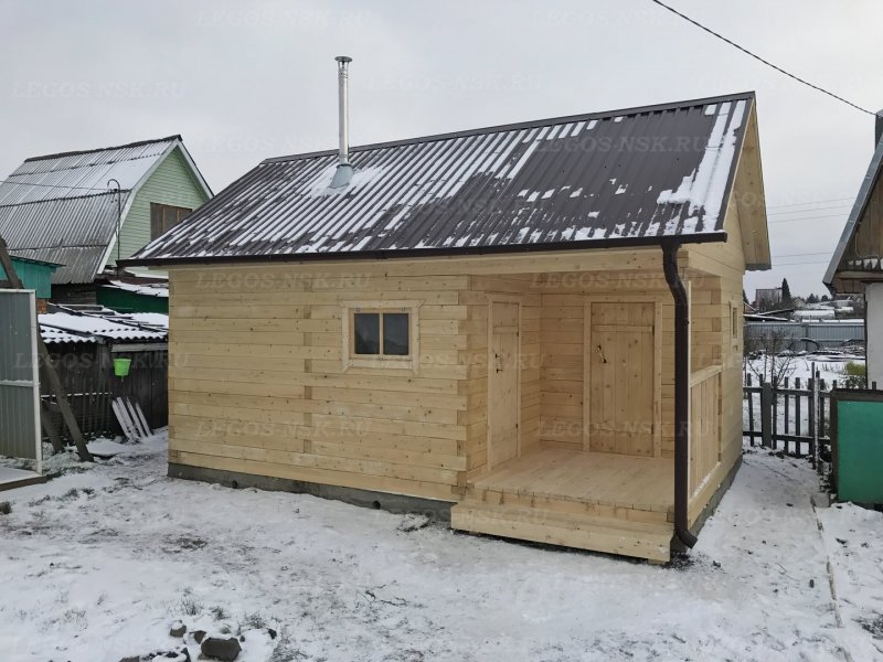 Строительство бань в Легостаево
