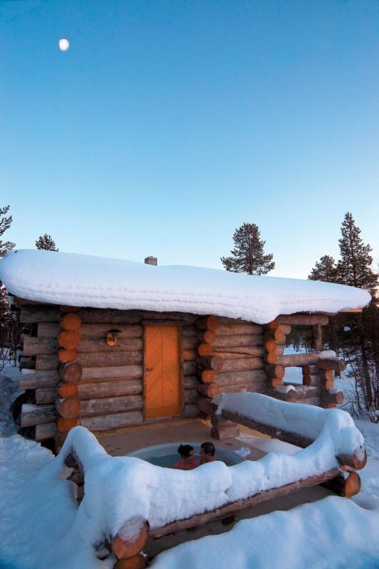 Kakslauttanen (Финляндия) традиционный дом
