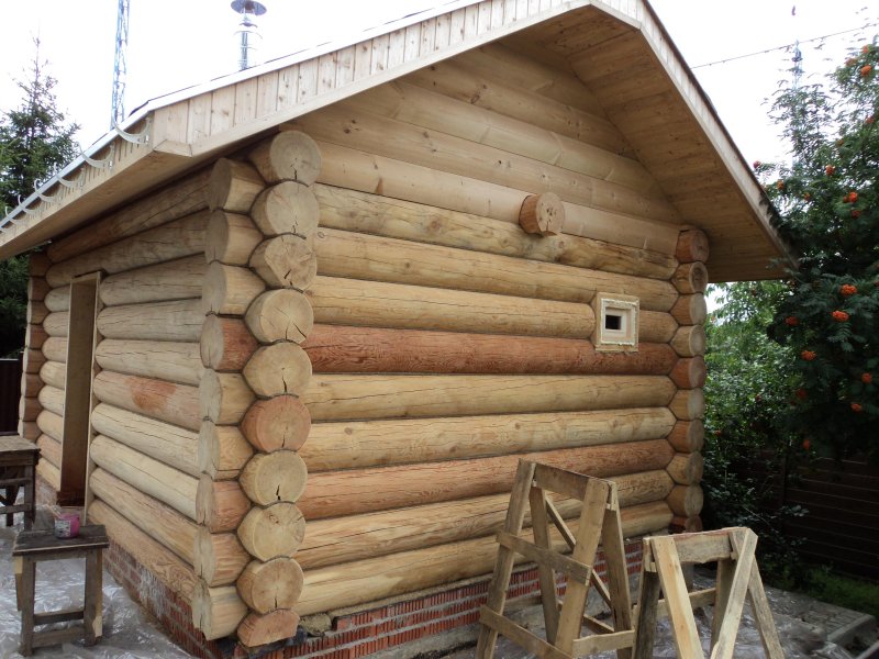 Отделка старой бани снаружи