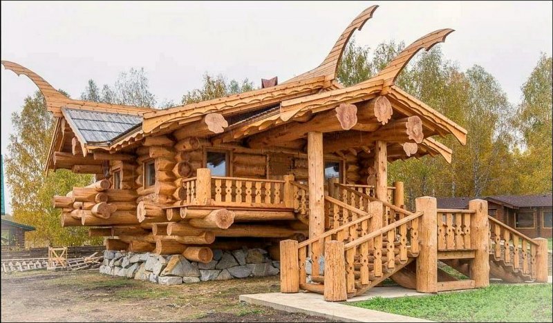 Строения из дерева