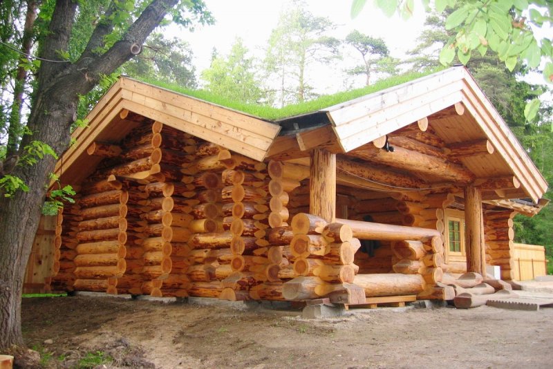 Баня ручной рубки