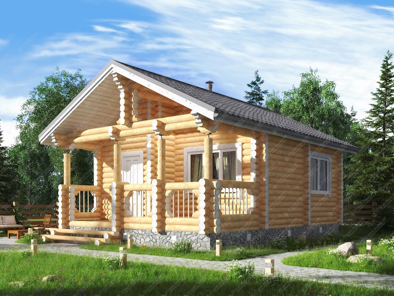 БАНЯТИЗ оцилиндрованного бревна