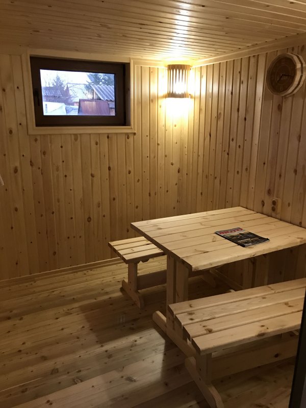 Сауна в каркасном доме