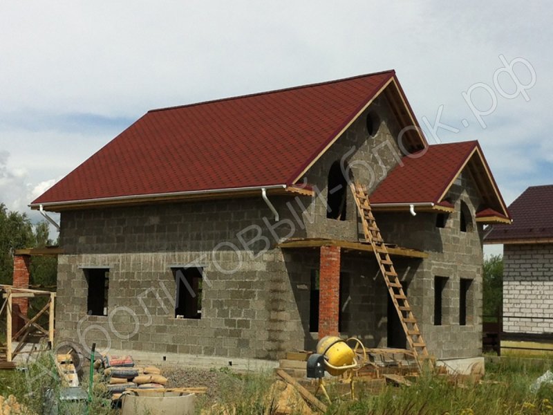 Перекрытия дома из арболита