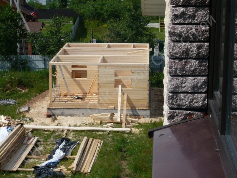 Сарай из блоков Грас 150