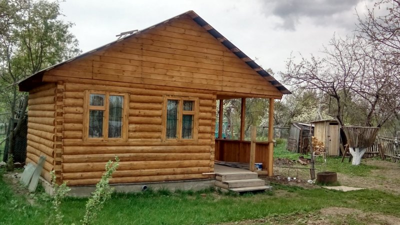 Сруб бани 4х4