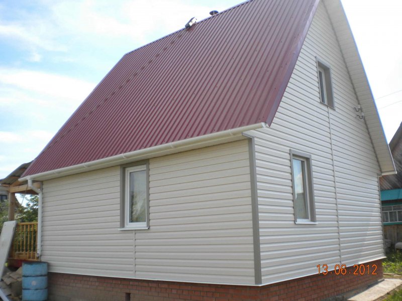 Сайдинг металлический брус RAL 3003