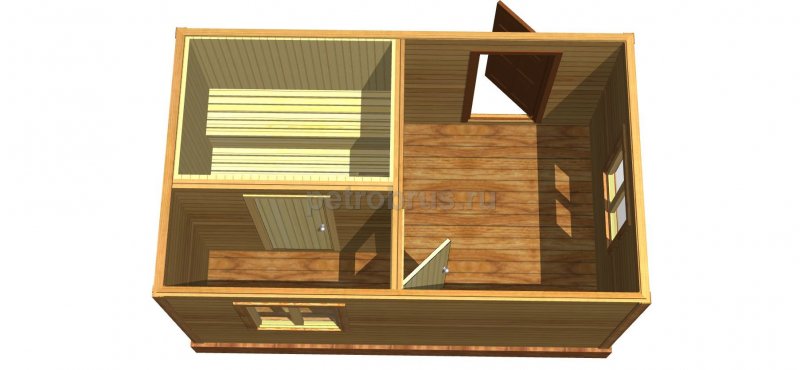 Парилка 3х3.5