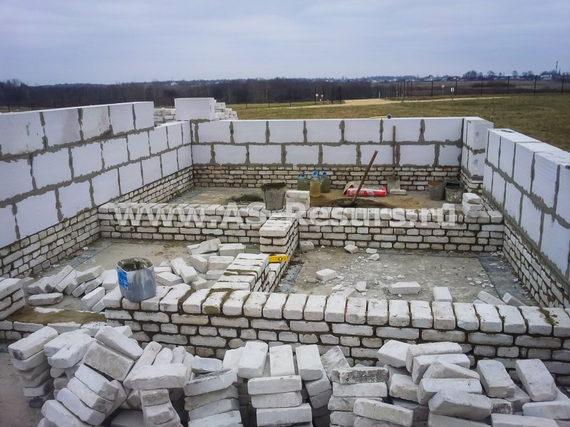 Баня из автоклавного газобетона