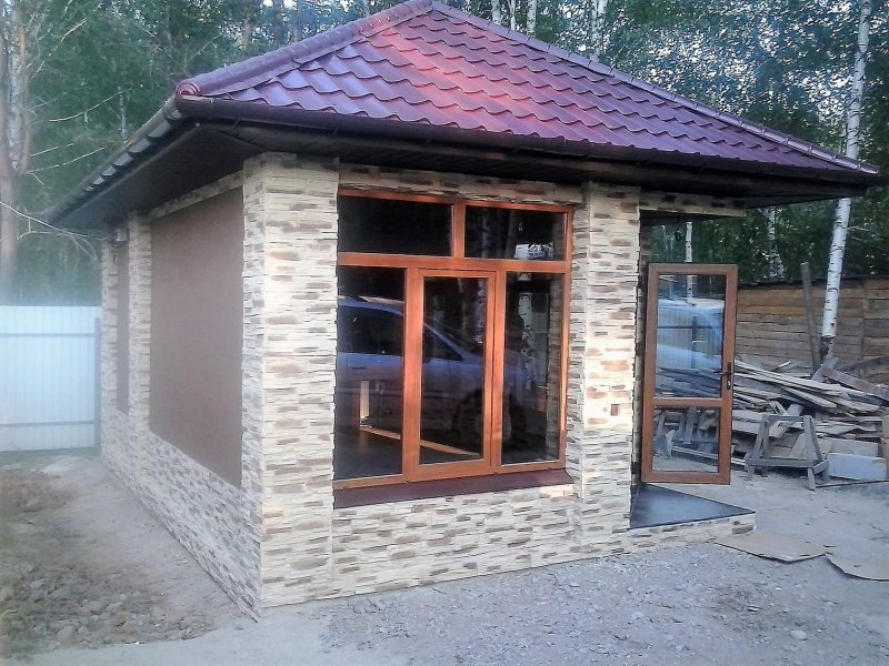 Баня из пенополистиролбетона