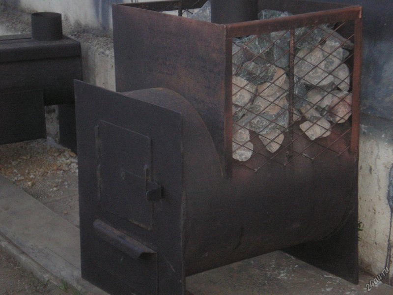 Банная печь паровозик 750