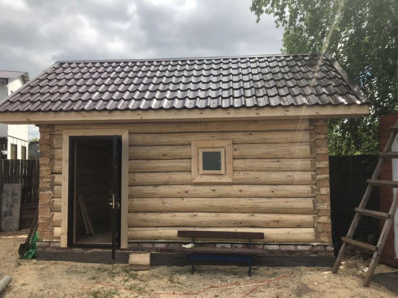 Баня из клееного бруса 4х10
