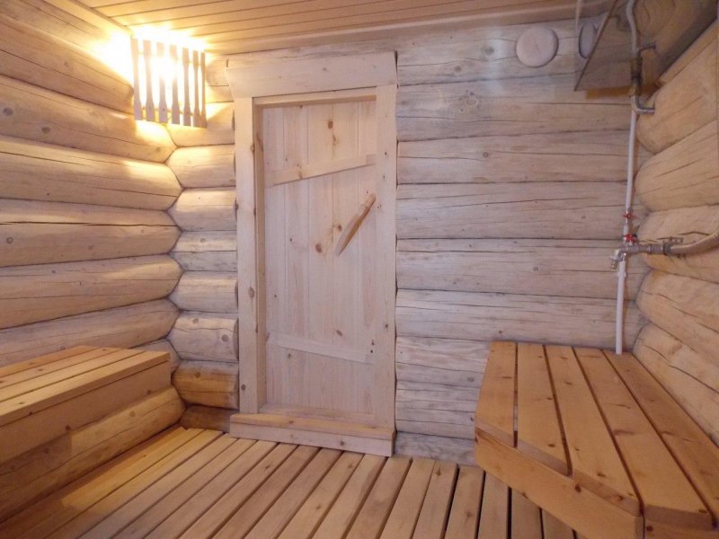 Дом дачный из бревна изнутри