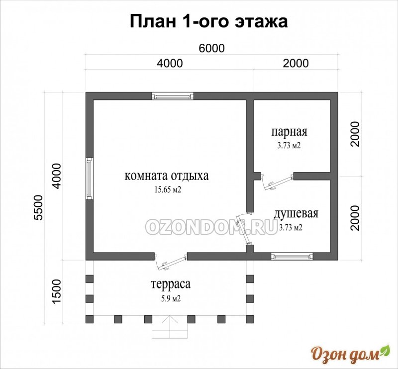 Баня из кирпича