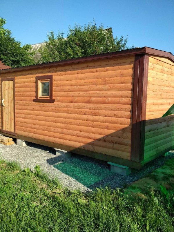 Мобильная баня 2x6