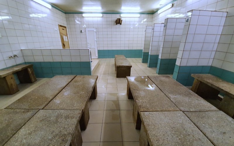 Купель в общественной бане