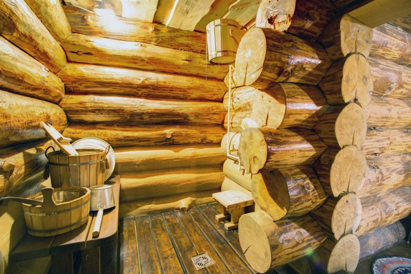 Баня на дровах русская баня