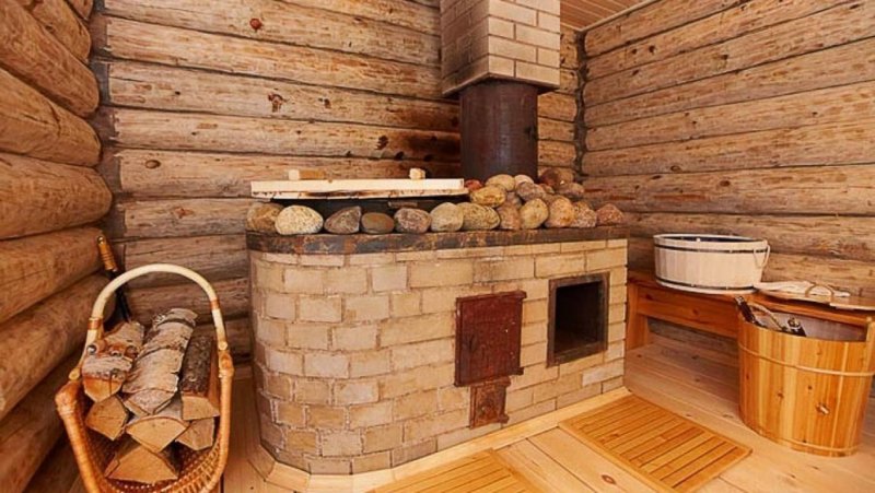 Русская печь Каменка для бани