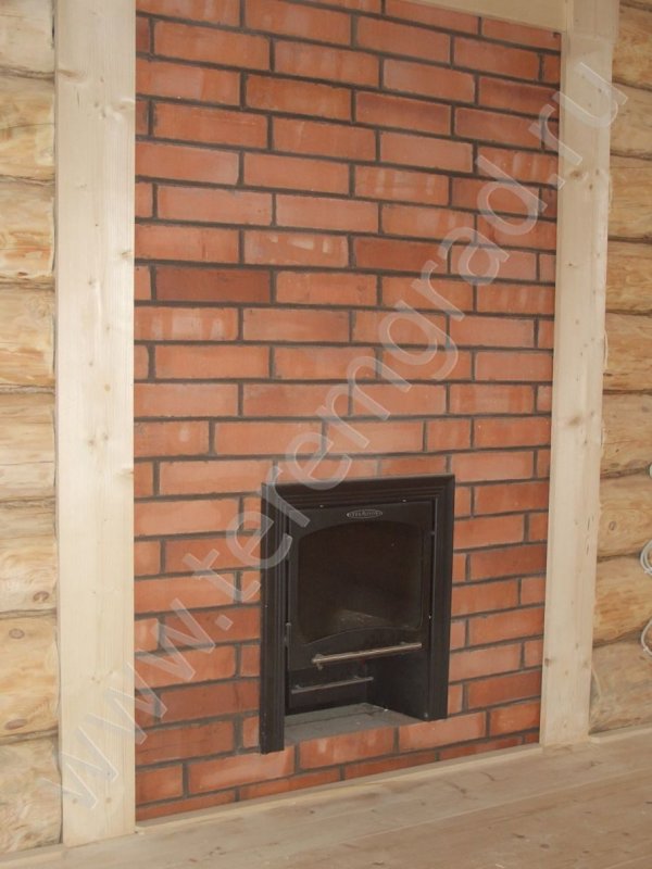 Кирпичный экран для печи