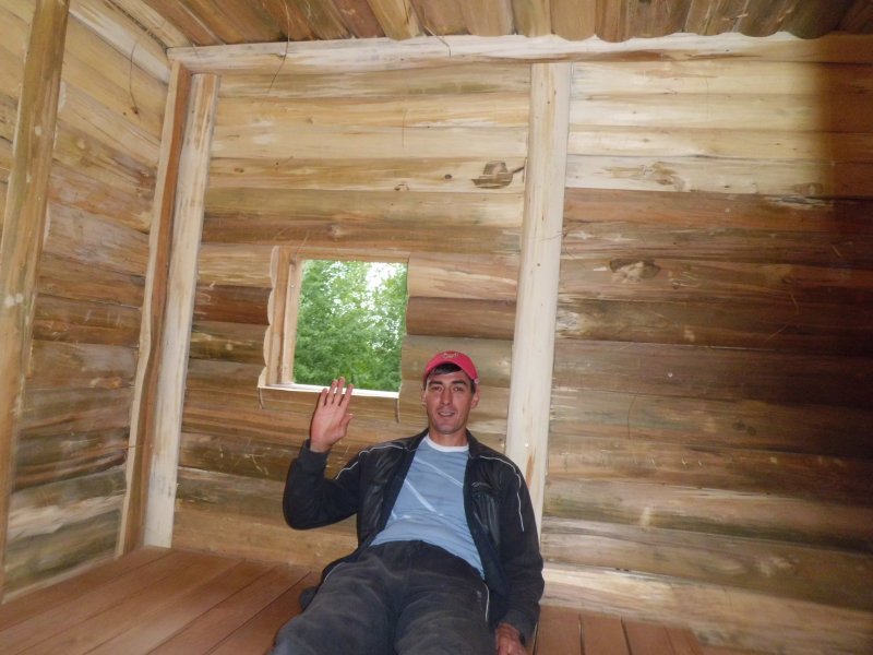 Сауна из горбыля