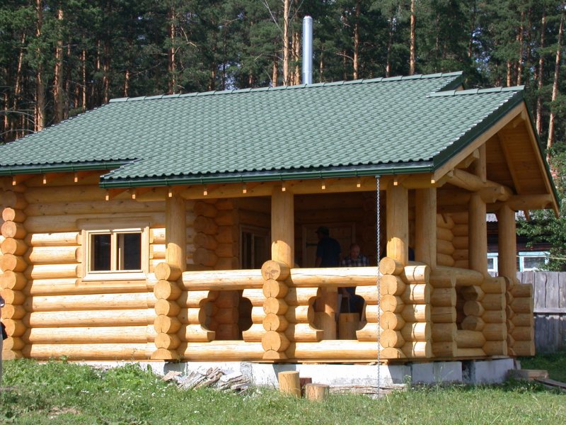 Бань из бревна