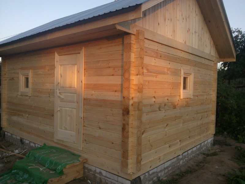 Баня из бруса 150х150 внутри