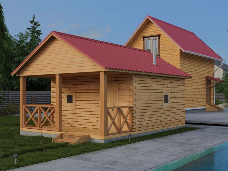 Каркасная баня