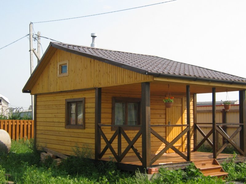 Баня на дачном участке