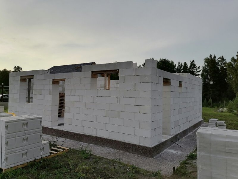 Дом из неавтоклавного газобетона