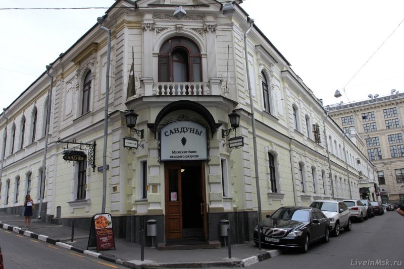 Сандуновские бани Москва здание