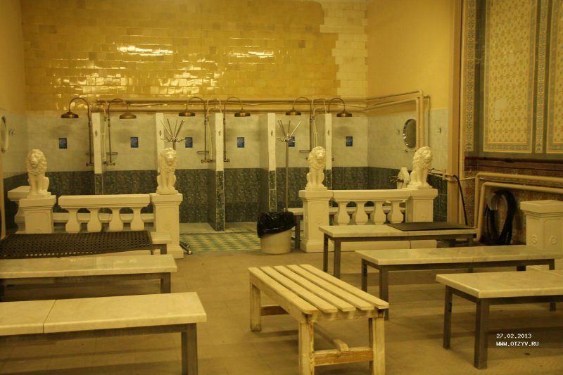 Сандуновские бани парилка