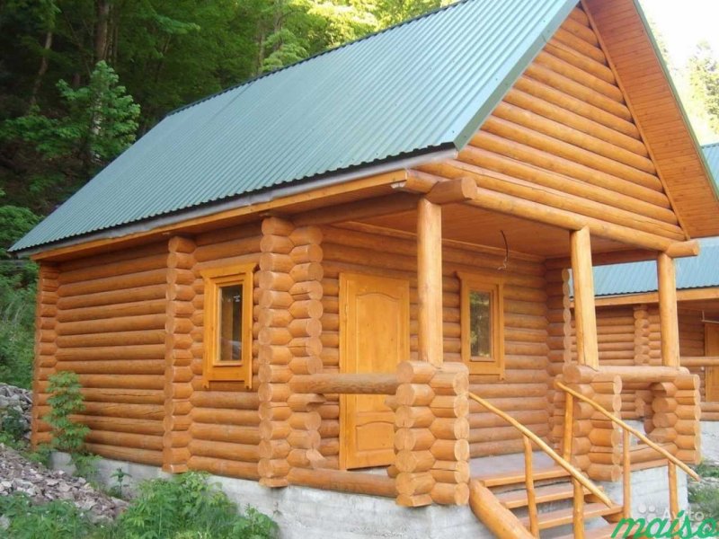 Деревянные срубы бань