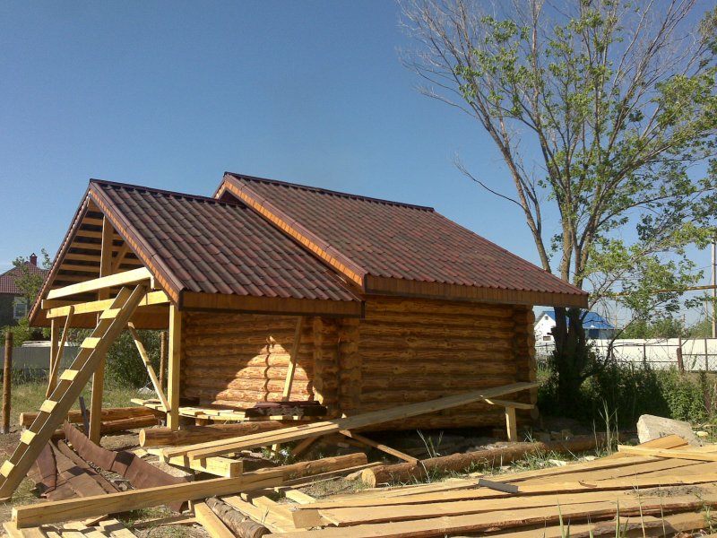 Крыши бань