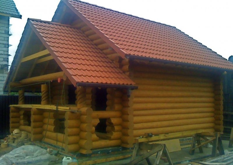Кровля бани
