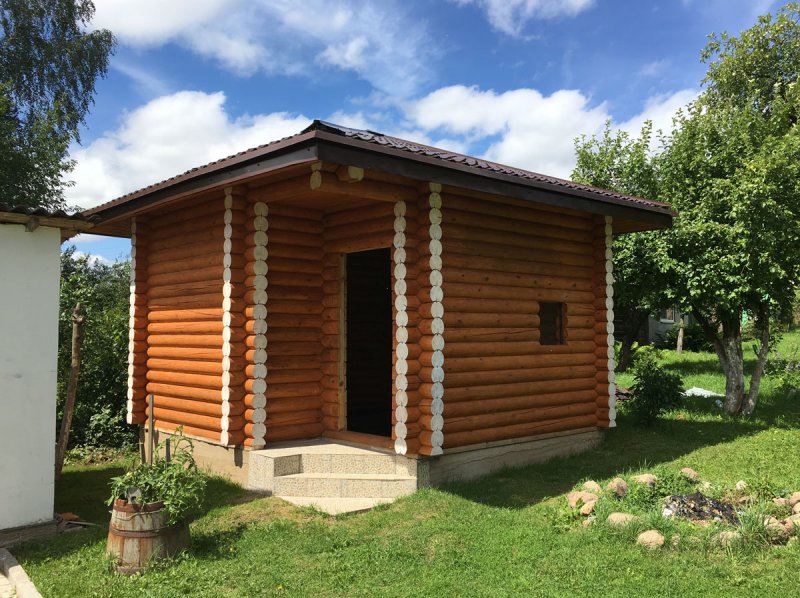 Красивые небольшие бани