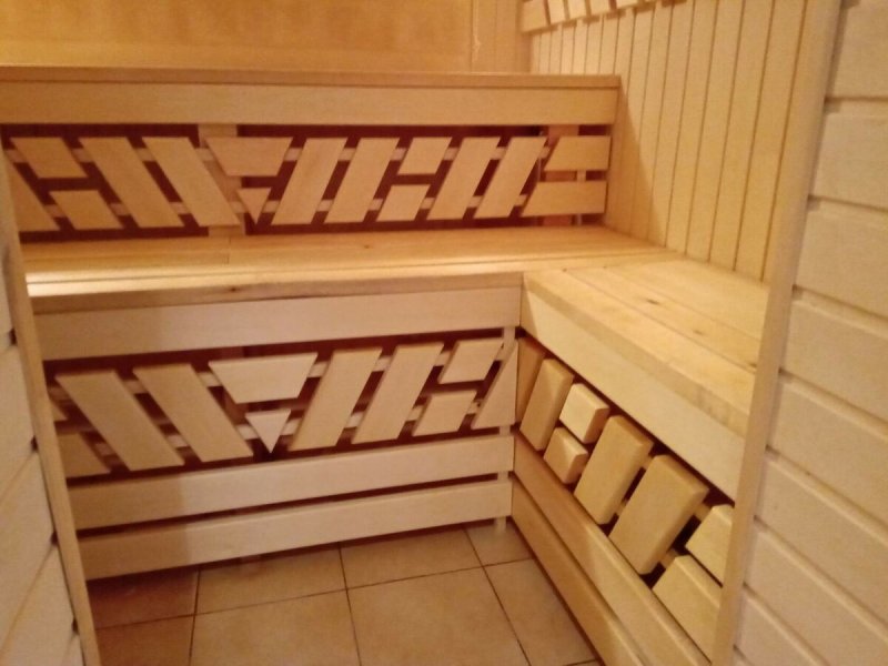 Декоративное экраны для сауны