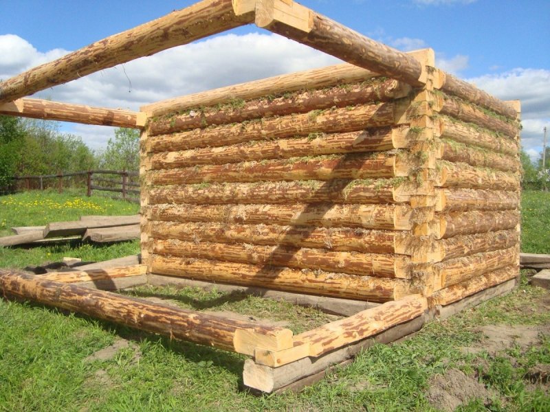 Баня из кругляка внутренняя отделка