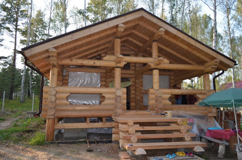Бани бревно 280