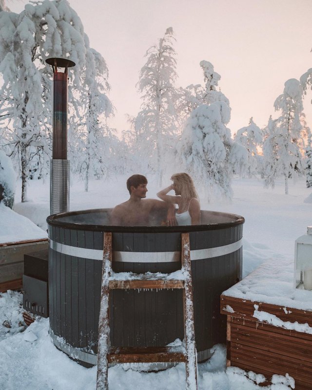Купель зимой