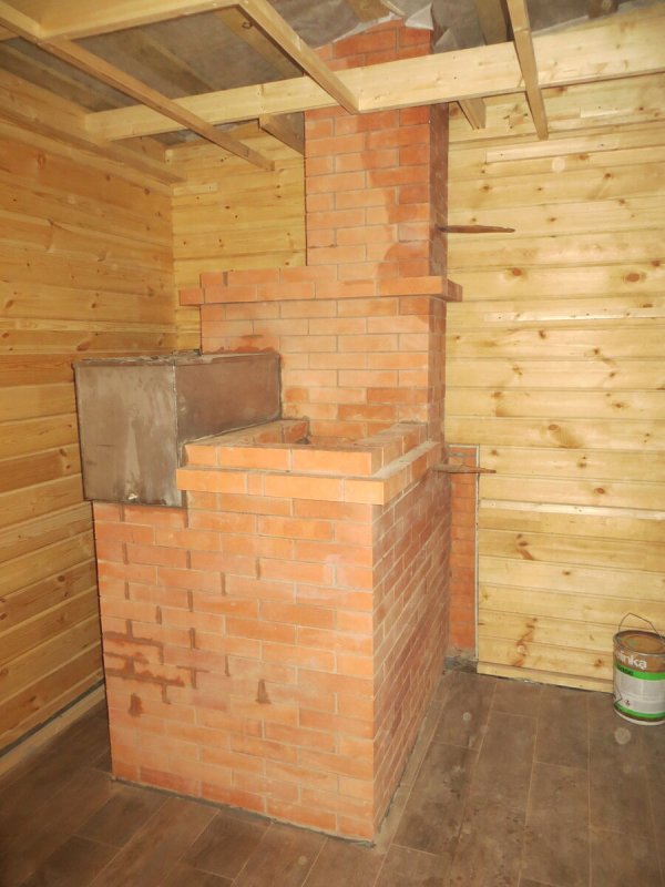 Печь для бани кирпичная13м3